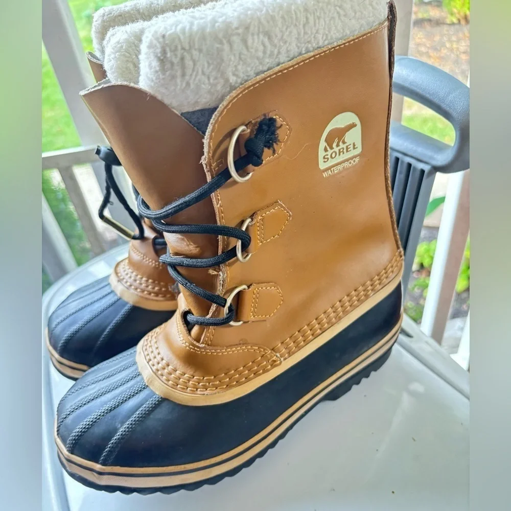 SOREL CARIBOU YOUTH WATERPROOF BOOTS